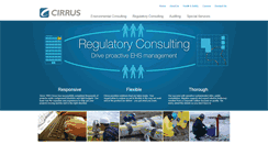 Desktop Screenshot of cirrusenviro.com